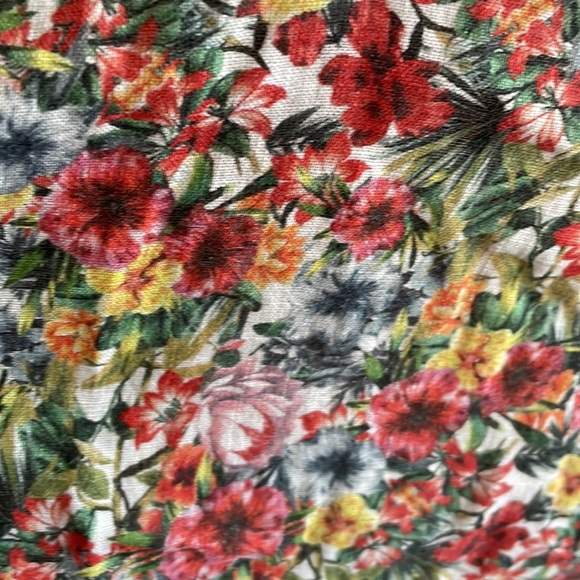 XXL J. Crew Linen Italian Linen Shirt in Pink Floral - Picture 3 of 3